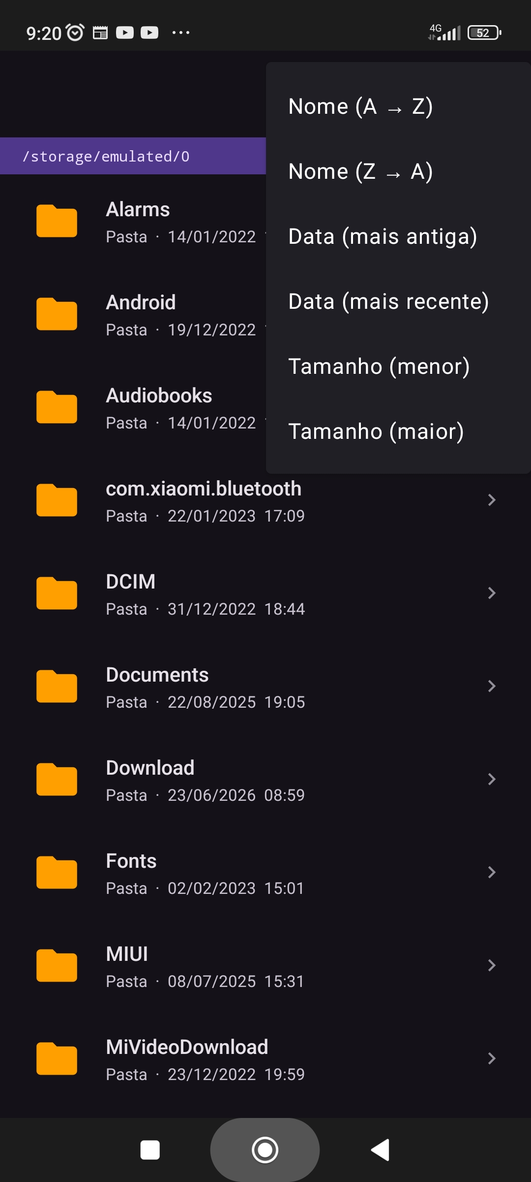 Captura de ecrã — Neu File Manager