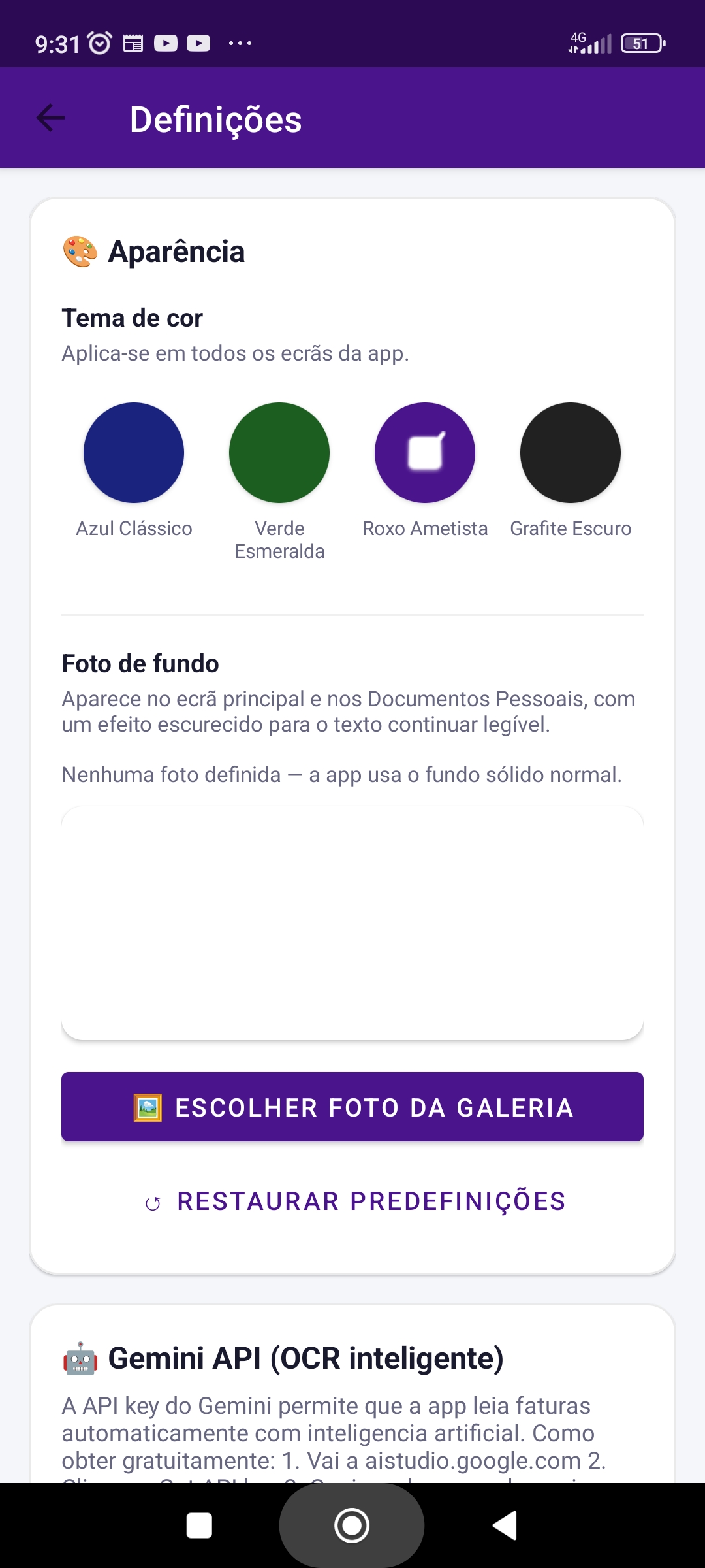 Captura de ecrã — NeuVault