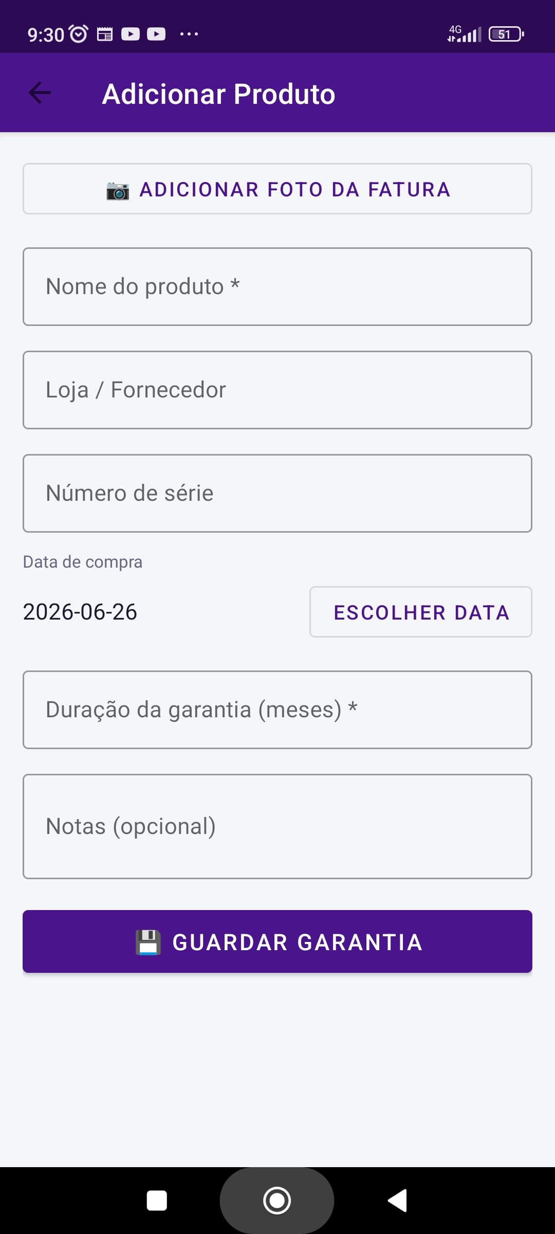 Captura de ecrã — NeuVault